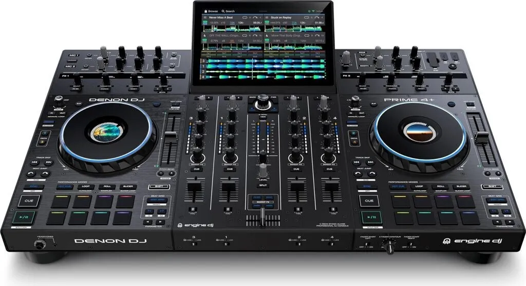 Controladora DJ profesional autónoma Denon Prime 4 Plus
